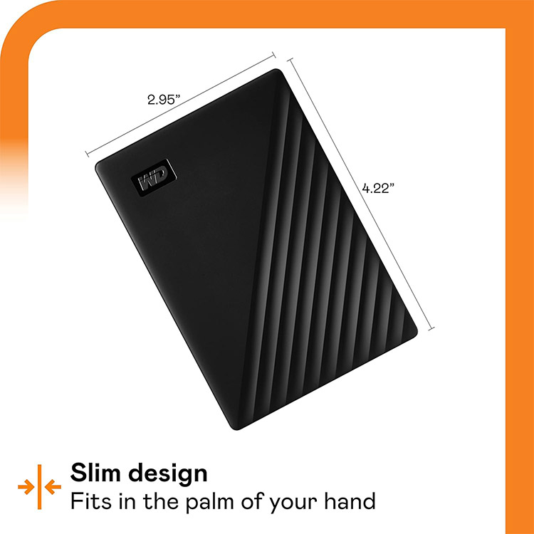 خرید هارد اکسترنال مدل Western Digital My Passport - ظرفیت 2TB